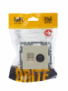 BRITE Розетка двойная TV+RJ45 кат.5E РТВ/РК12-БрКр бежевый IEK BR-AK20-1-K10