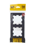 BRITE Рамка 2 поста РУ-2-БрГ графит IEK BR-M22-K53
