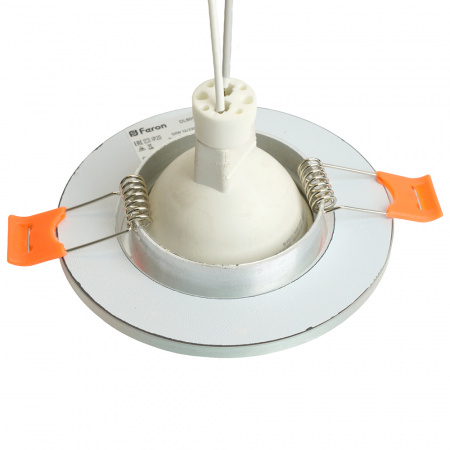 Светильник ИВО-50w 12в G5.3 серебро/серебро FERON 8050-2 18643