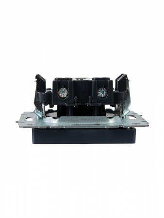 BRITE Розетка без заземления без защитных шторок 10А РС10-1-0-БрМ маренго IEK BR-R10-10-K35