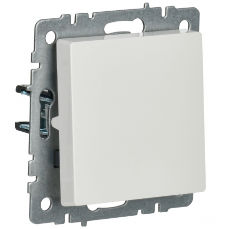 BRITE Выключатель одноклавишный проходной 10А ВС10-1-6-БрБ белый IEK BR-V12-0-10-K01