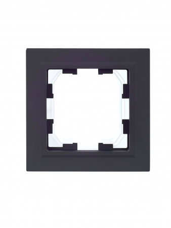 BRITE Рамка 1 пост IP44 РУ-1-БрГ-44 графит IEK BR-M12-44-K53