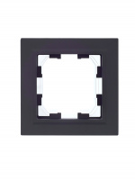 BRITE Рамка 1 пост IP44 РУ-1-БрГ-44 графит IEK BR-M12-44-K53