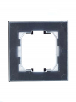 BRITE Рамка 1 пост IP44 РУ-1-БрГ-44 графит IEK BR-M12-44-K53