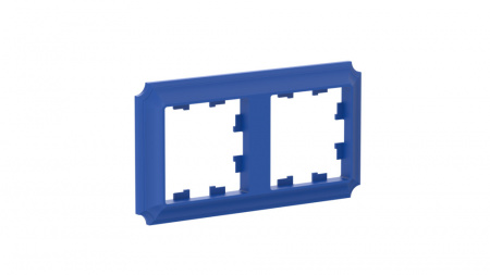 ATLASDESIGN ANTIQUE 2-постовая рамка, универсальная, АКВАМАРИН Systeme Electric ATN101102