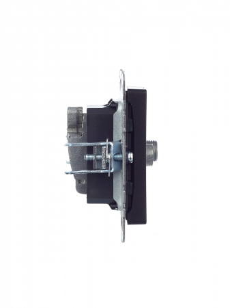 BRITE Розетка двойная TV+SAT РТВ/РСп12-БрЧ черный IEK BR-AF20-O-K02