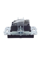 BRITE Розетка двойная TV+SAT РТВ/РСп12-БрЧ черный IEK BR-AF20-O-K02