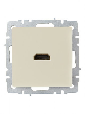 BRITE Розетка HDMI РHDMI-0-БрКр бежевый IEK BR-H10-K10