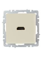 BRITE Розетка HDMI РHDMI-0-БрКр бежевый IEK BR-H10-K10