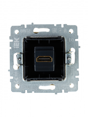 BRITE Розетка HDMI РHDMI-0-БрКр бежевый IEK BR-H10-K10