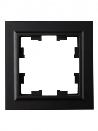 BR-M12-44-K02 BRITE Рамка 1 пост IP44 РУ-1-БрЧ-44 черный IEK 