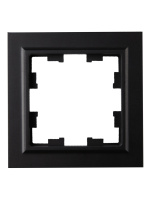 BRITE Рамка 1 пост IP44 РУ-1-БрЧ-44 черный IEK BR-M12-44-K02