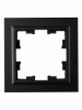 BRITE Рамка 1 пост IP44 РУ-1-БрЧ-44 черный IEK BR-M12-44-K02