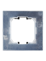 BRITE Рамка 1 пост IP44 РУ-1-БрЧ-44 черный IEK BR-M12-44-K02