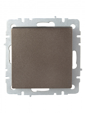 BRITE Выключатель одноклавишный проходной 10А ВС10-1-6-БрТБ темная бронза IEK BR-V12-0-10-K45