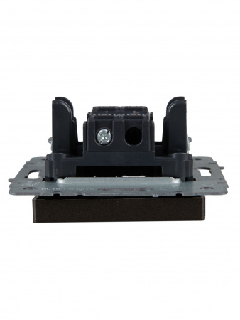 BRITE Выключатель одноклавишный проходной 10А ВС10-1-6-БрТБ темная бронза IEK BR-V12-0-10-K45