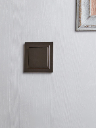 BRITE Выключатель одноклавишный проходной 10А ВС10-1-6-БрТБ темная бронза IEK BR-V12-0-10-K45