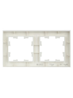 BRITE Рамка 2 поста РУ-2-БрЖ жемчуг IEK BR-M22-K36