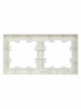 BRITE Рамка 2 поста РУ-2-БрЖ жемчуг IEK BR-M22-K36