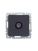 BRITE Розетка TV оконечная РТВ11-0-БрГ графит IEK BR-A10-O-K53