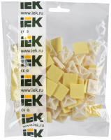 Площадка 20х20 самоклеющаяся под хомуты (100шт) IEK UHP30-20-100