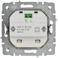 BRITE Подсветка LED встраиваемая ПЛ20-БрБ белый IEK BR-FL20-K01