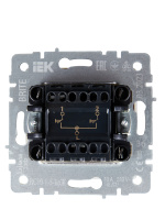 BRITE Выключатель жалюзи 10А ВС10-1-5-БрЖ жемчуг IEK BR-V15-0-10-K36