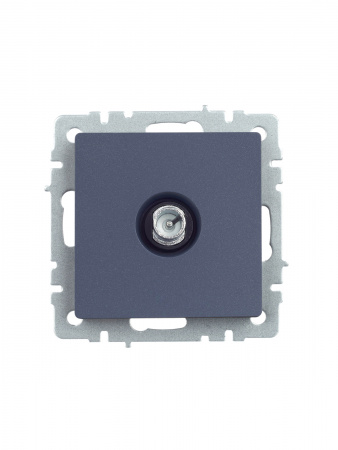 BRITE Розетка TV проходная РТВ10-0-БрМ маренго IEK BR-A10-P-K35