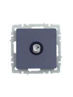 BRITE Розетка TV проходная РТВ10-0-БрМ маренго IEK BR-A10-P-K35