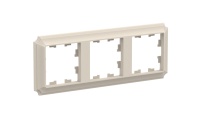ATLASDESIGN ANTIQUE 3-постовая рамка, универсальная, БЕЖЕВЫЙ Systeme Electric ATN100203