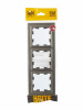 BRITE Рамка 3 поста РУ-3-БрШ шампань IEK BR-M32-K37