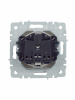 BRITE Розетка с заземлением с защитными шторками и крышкой 16А IP44 РСбш10-3-44-БрА алюминий IEK BR-R16-16-44-K47