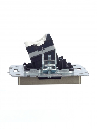 BRITE Розетка компьютерная RJ45 кат.5E РК10-БрШ шампань IEK BR-K10-1-K37