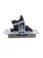 BRITE Розетка компьютерная RJ45 кат.5E РК10-БрШ шампань IEK BR-K10-1-K37