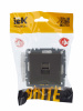 BRITE Розетка компьютерная RJ45 кат.5E РК10-БрШ шампань IEK BR-K10-1-K37