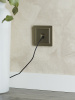 BRITE Розетка компьютерная RJ45 кат.5E РК10-БрШ шампань IEK BR-K10-1-K37