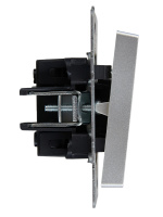 BRITE Выключатель жалюзи 10А ВС10-1-5-БрА алюминий IEK BR-V15-0-10-K47