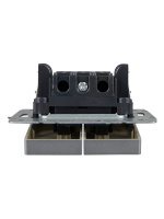 BRITE Выключатель жалюзи 10А ВС10-1-5-БрА алюминий IEK BR-V15-0-10-K47