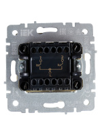 BRITE Выключатель жалюзи 10А ВС10-1-5-БрА алюминий IEK BR-V15-0-10-K47