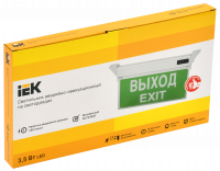 Светильник аварийный ССА 2101 3Вт 3ч ВЫХОД-EXIT IP20 IEK LSSA0-2101-3-20-K03