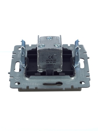 BRITE Розетка TV проходная РТВ10-0-БрШ шампань IEK BR-A10-P-K37