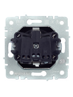 BRITE Розетка с заземлением без защитных шторок 16А РС11-1-0-БрГ графит IEK BR-R11-16-K53