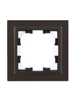 BRITE Рамка 1 пост IP44 РУ-1-БрТБ-44 темная бронза IEK BR-M12-44-K45