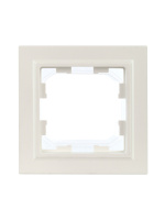 BRITE Рамка 1 пост IP44 РУ-1-БрЖ-44 жемчуг IEK BR-M12-44-K36