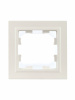 BRITE Рамка 1 пост IP44 РУ-1-БрЖ-44 жемчуг IEK BR-M12-44-K36