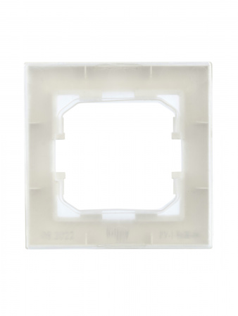 BRITE Рамка 1 пост IP44 РУ-1-БрЖ-44 жемчуг IEK BR-M12-44-K36