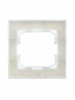 BRITE Рамка 1 пост IP44 РУ-1-БрЖ-44 жемчуг IEK BR-M12-44-K36