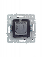 BRITE Розетка двойная TV+SAT РТВ/РСп12-БрГ графит IEK BR-AF20-O-K53