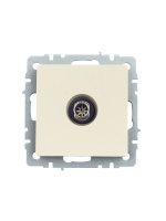 BRITE Розетка TV оконечная РТВ11-0-БрКр бежевый IEK BR-A10-O-K10