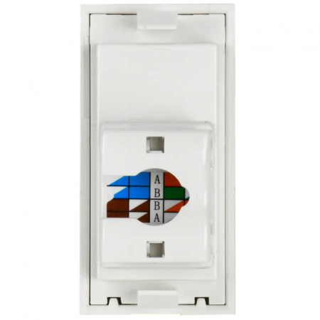 CKK-40D-RI1-K01 Розетка компьютерная RJ45 UTP категория 5e 1 модуль IEK 